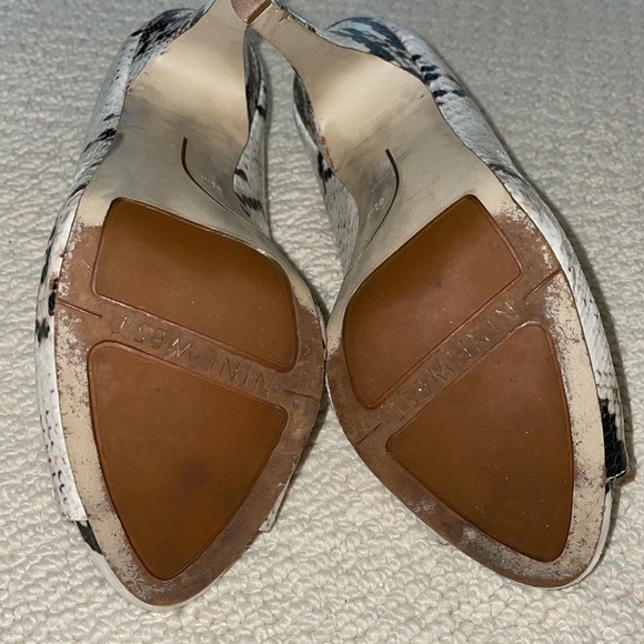 Nine West - faux snake skin heels - Picture 8 of 10